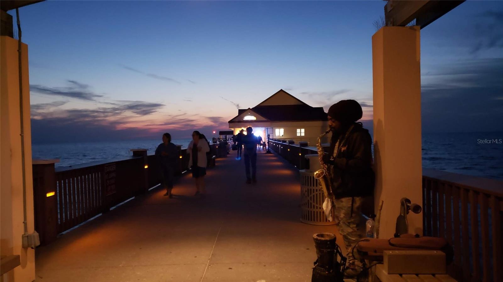 Clearwater Beach Pier 60 Festival at Sunset