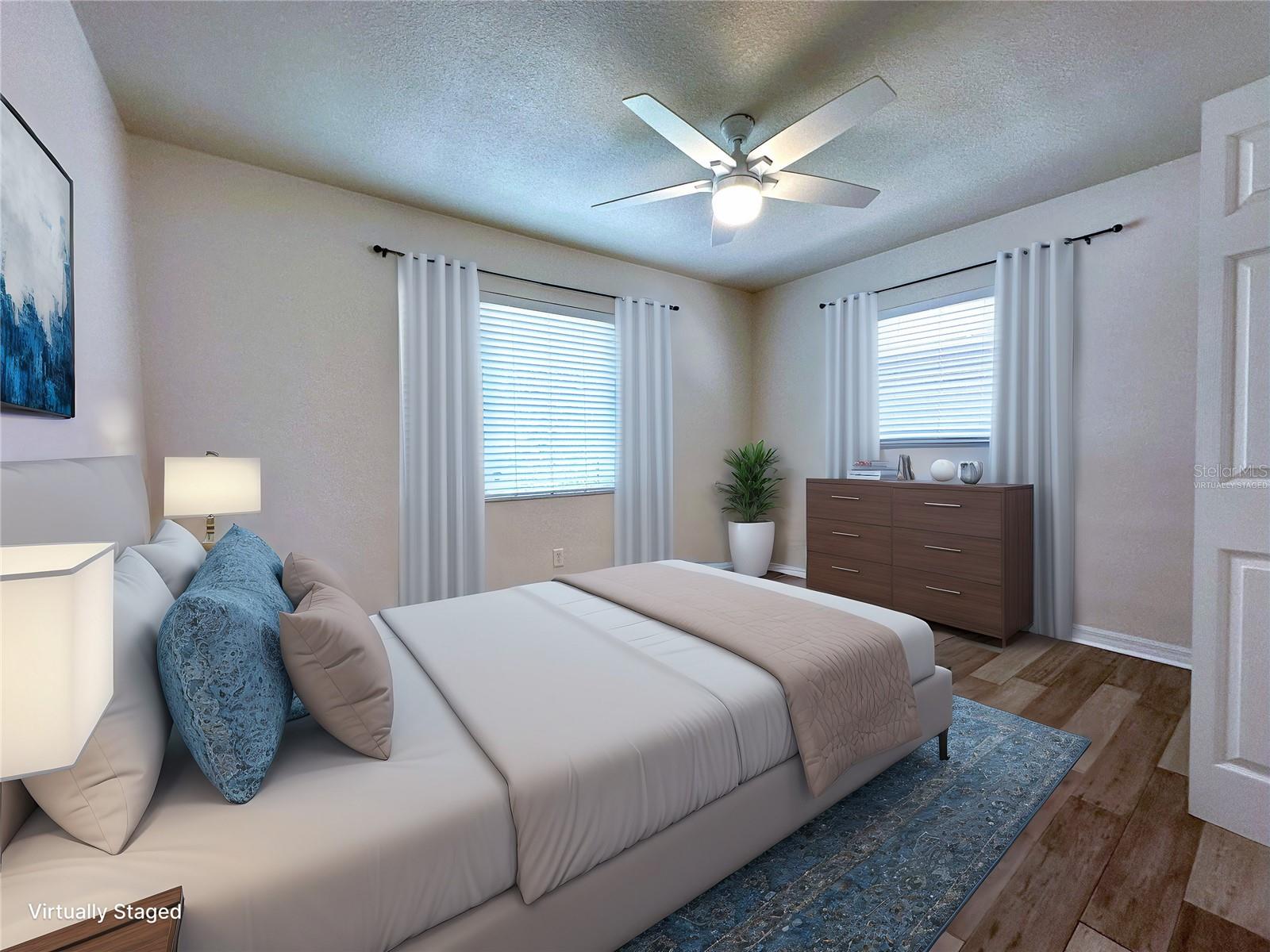 8153 22nd Ave N, St. Petersburg, FL 33710 - Bedroom *Virtually Staged*