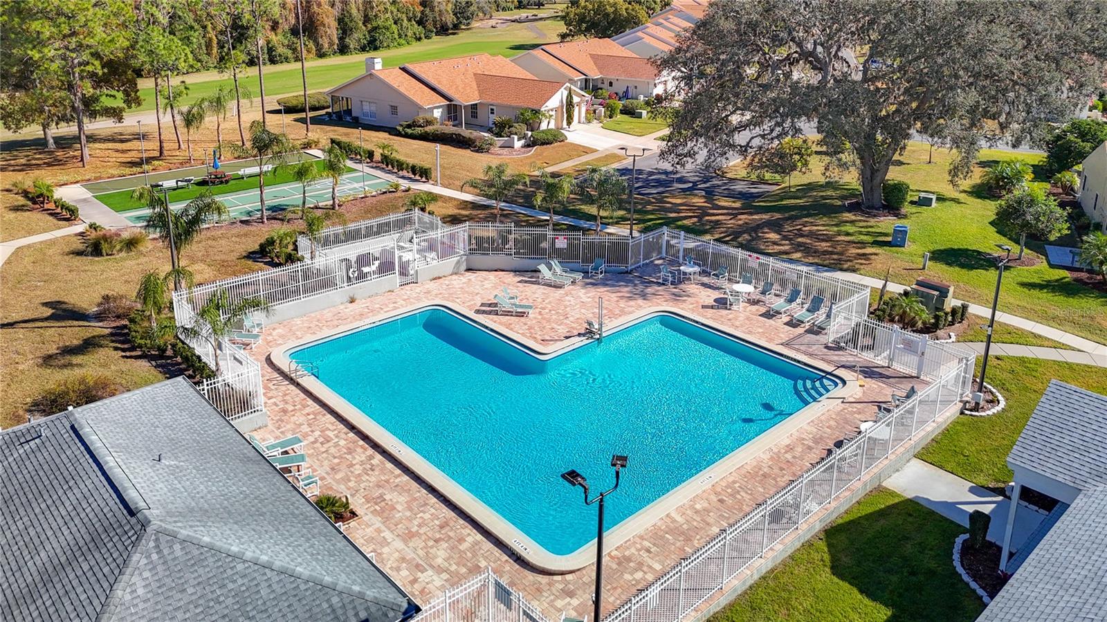 Community heated pool