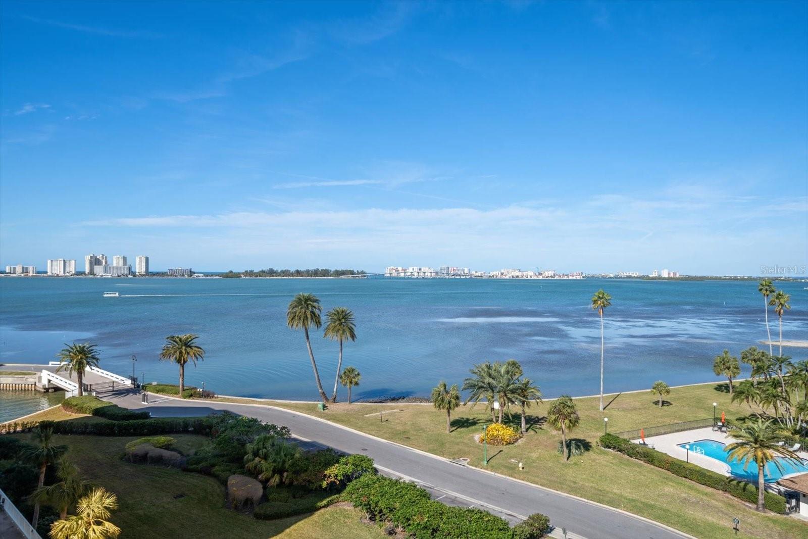 Sixth floor, expansive views from the private terraces.