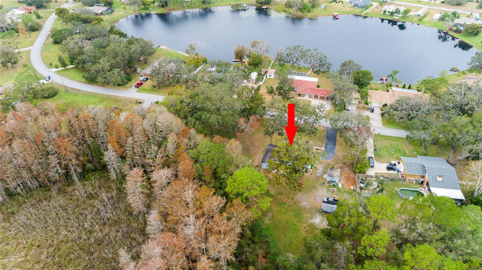 Property backs up to nature preserve.