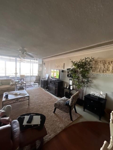 Large family room/living room from dining area