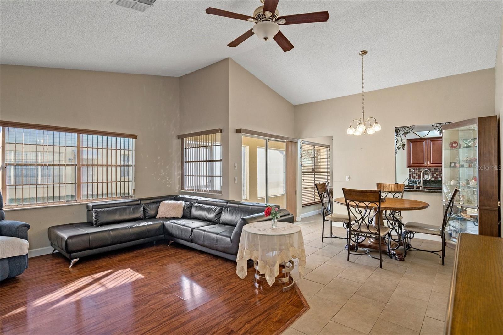 Living Room & Dinning Area