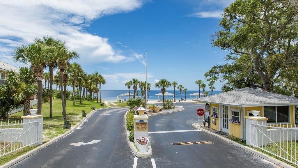 private beach entrance