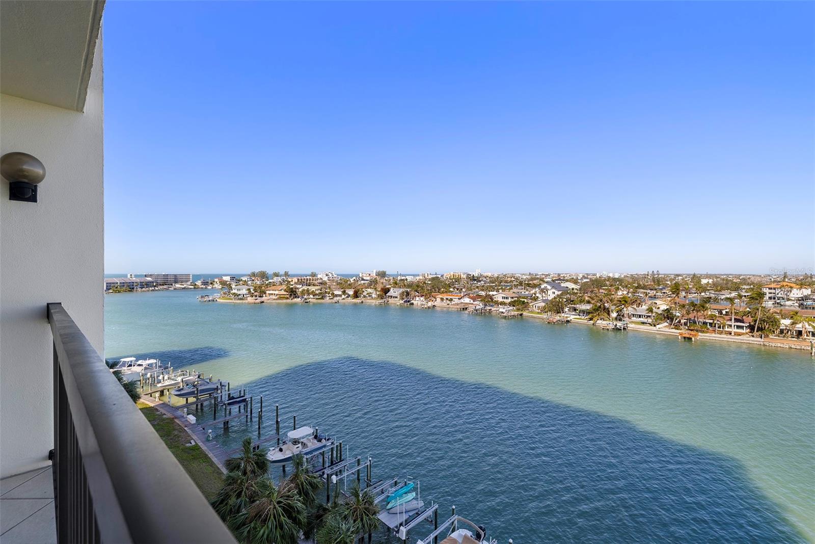 View of the Gulf and Intracoastal waterway