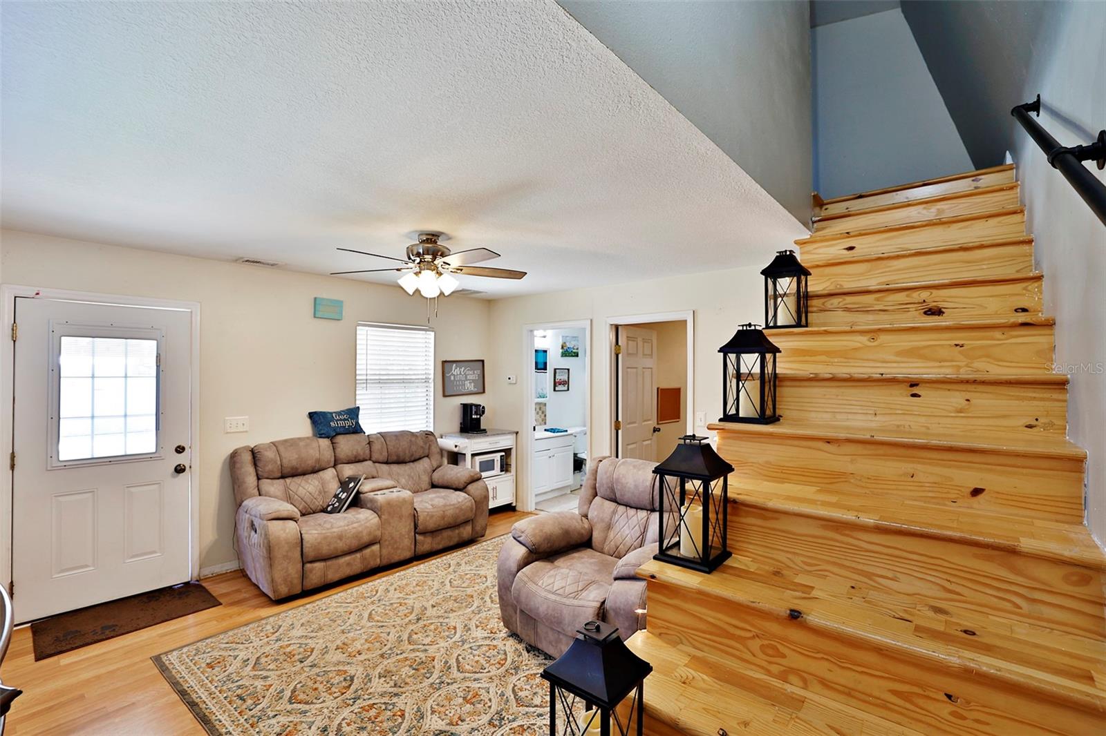 Guest living room w/stairs