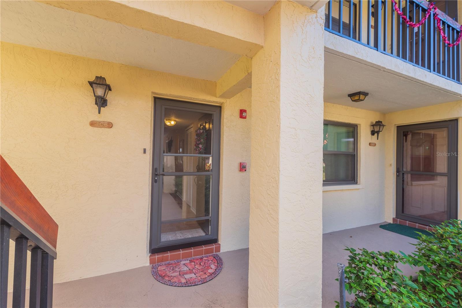 Entrance to the condo unit.