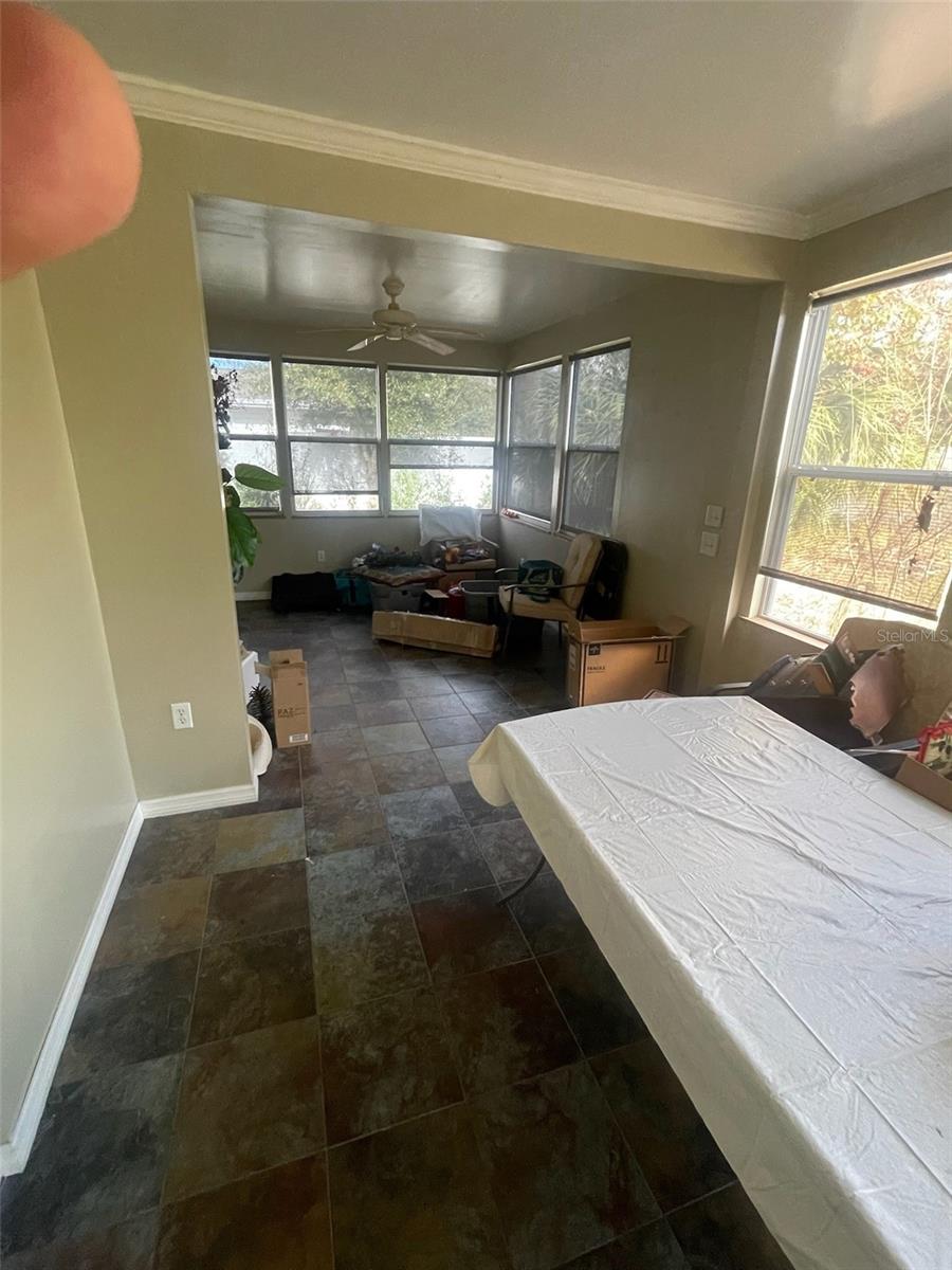 Expansive Sunroom overlooking Rear yard