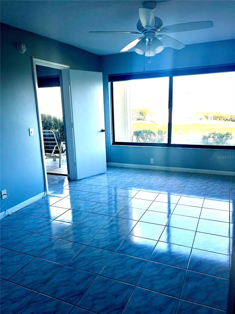 Primary bedroom with water view