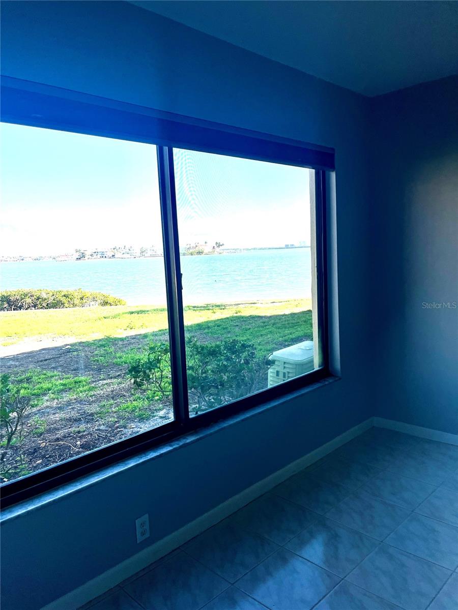 Primary bedroom with water view