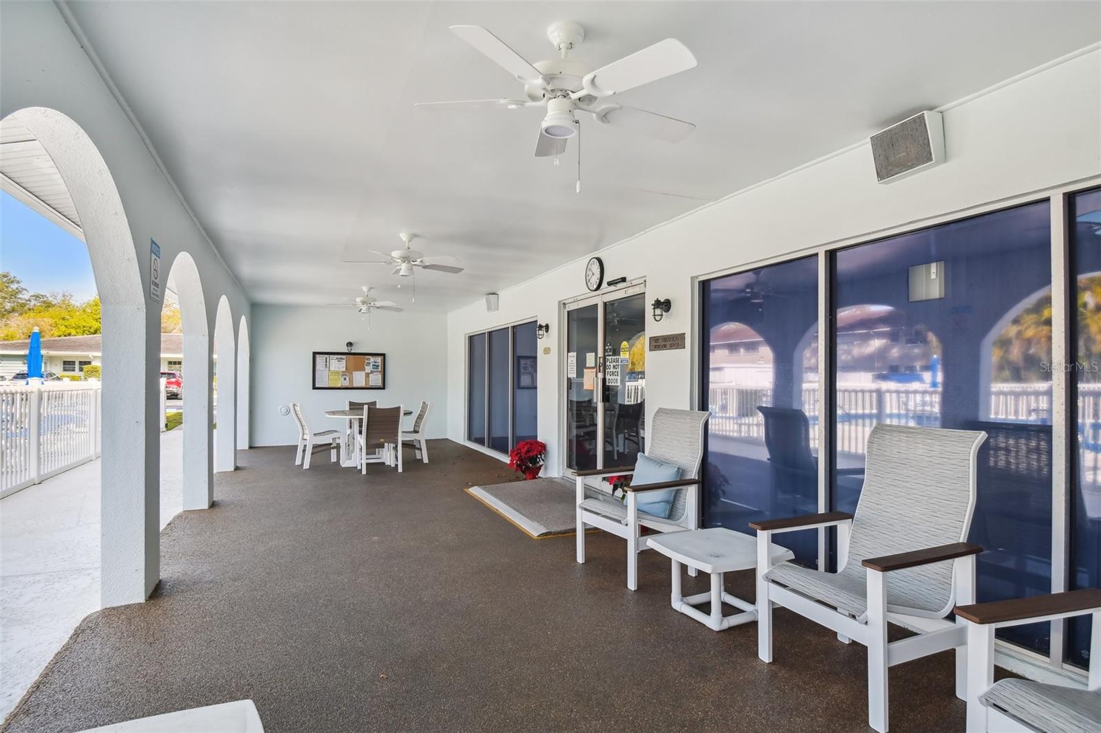 Clubhouse Porch