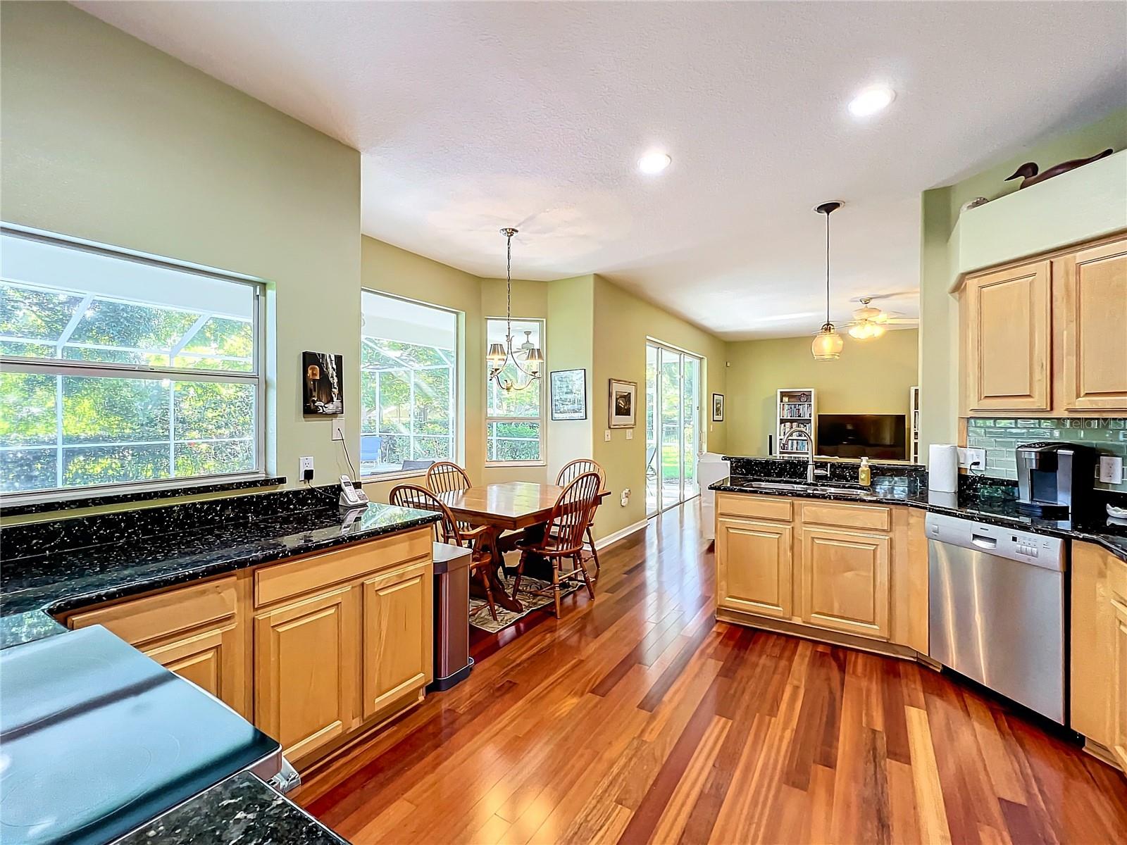 Kitchen filled with natural lighting!