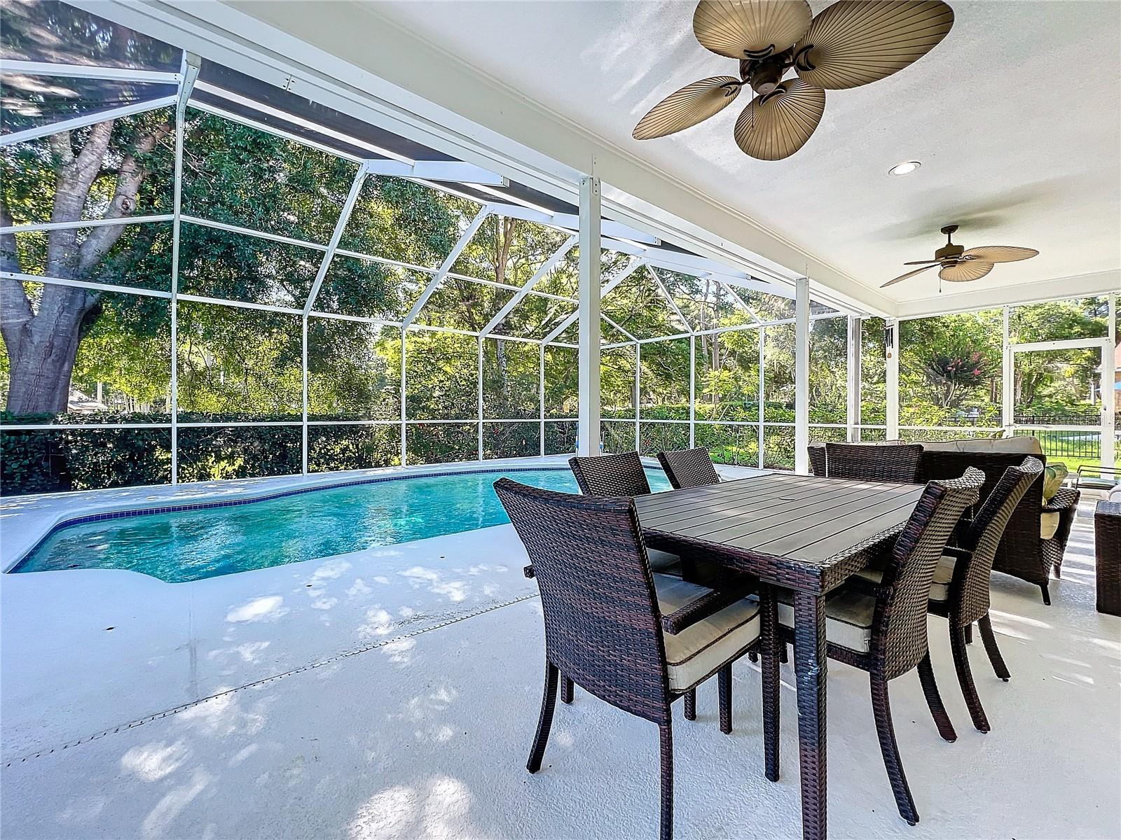 Great space to enjoy the Florida weather year round!