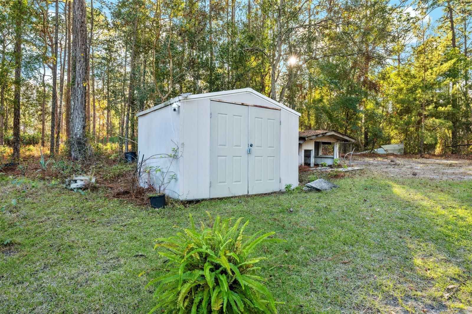 Shed for Sprinkler System and Water Pump