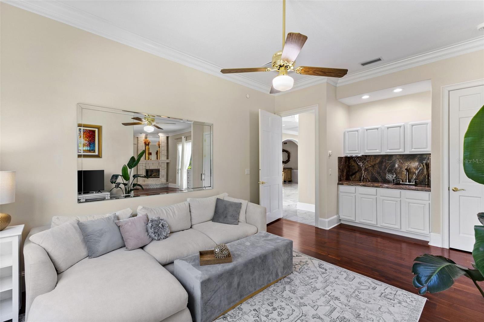 Primary Bedroom Sitting area & wet bar