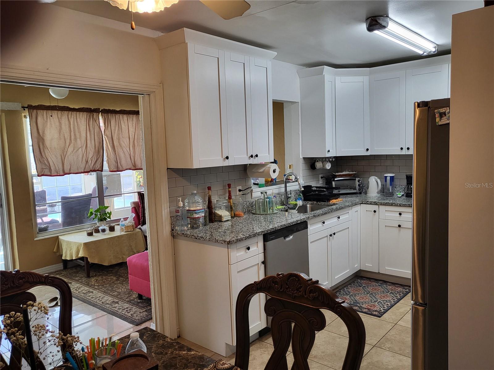 KITCHEN AREA FROM DINING AREA