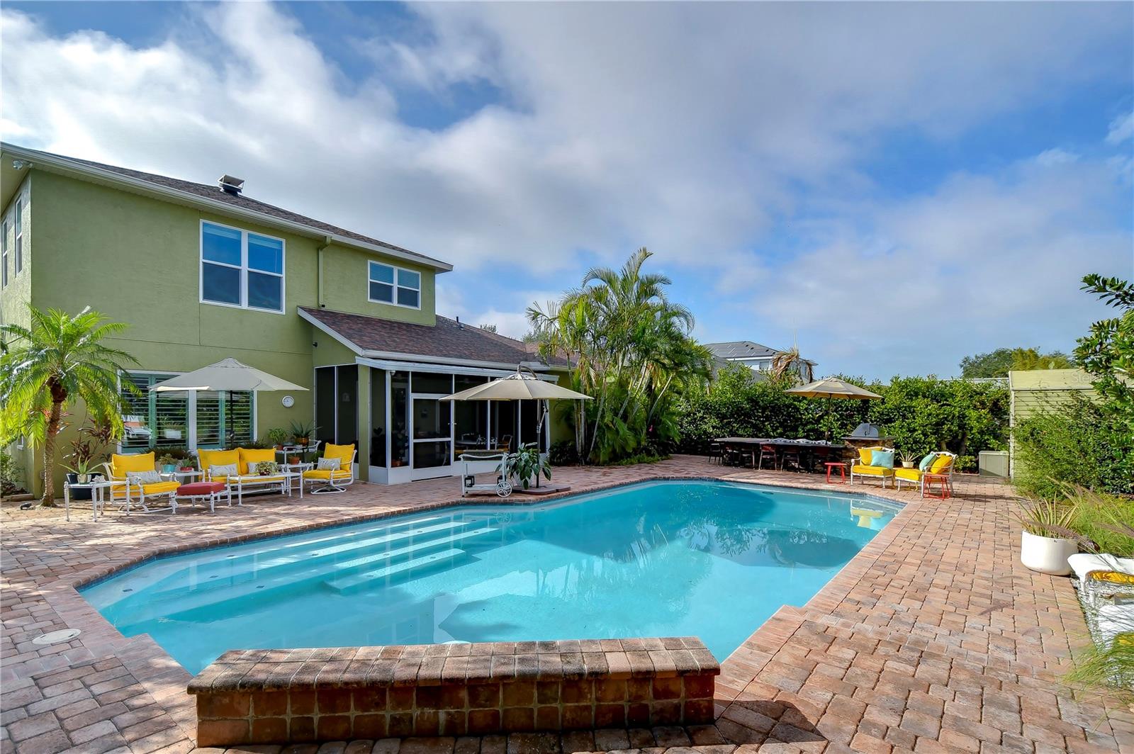 Enjoy time in the sparkling pool!