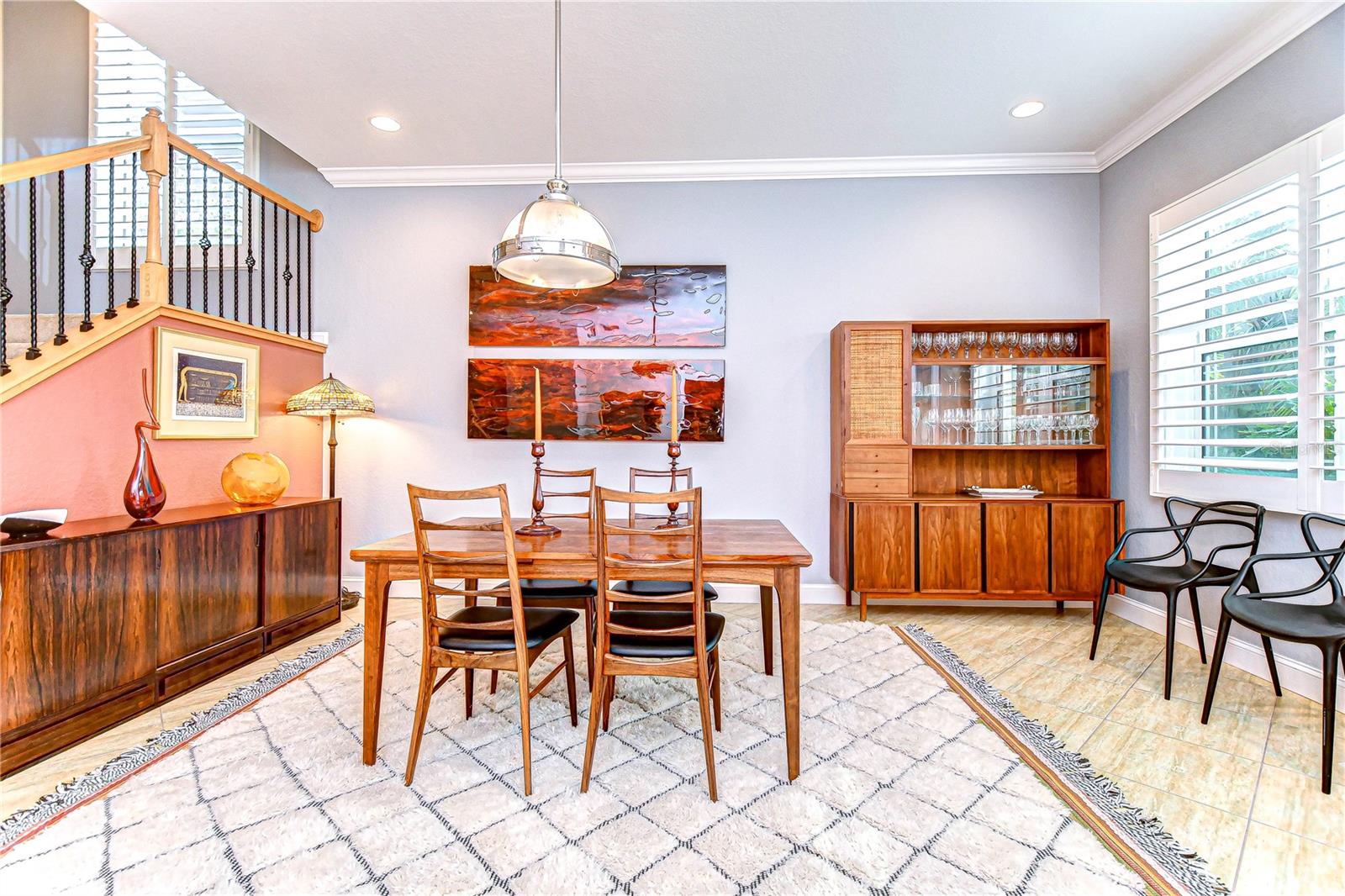 Enter through the front doors into an open foyer with volume ceiling!