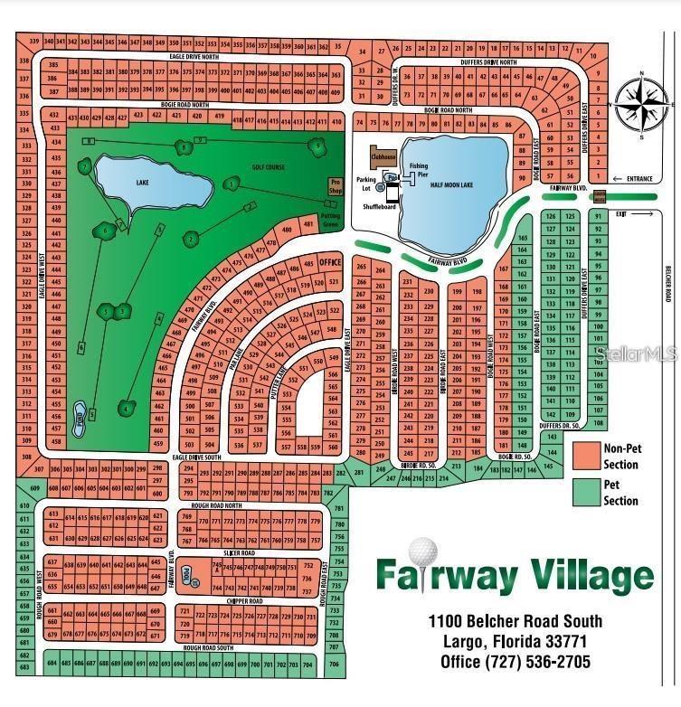 Map of Fairway Village