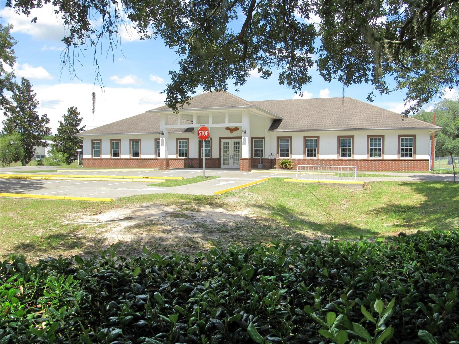 One of the three clubhouses