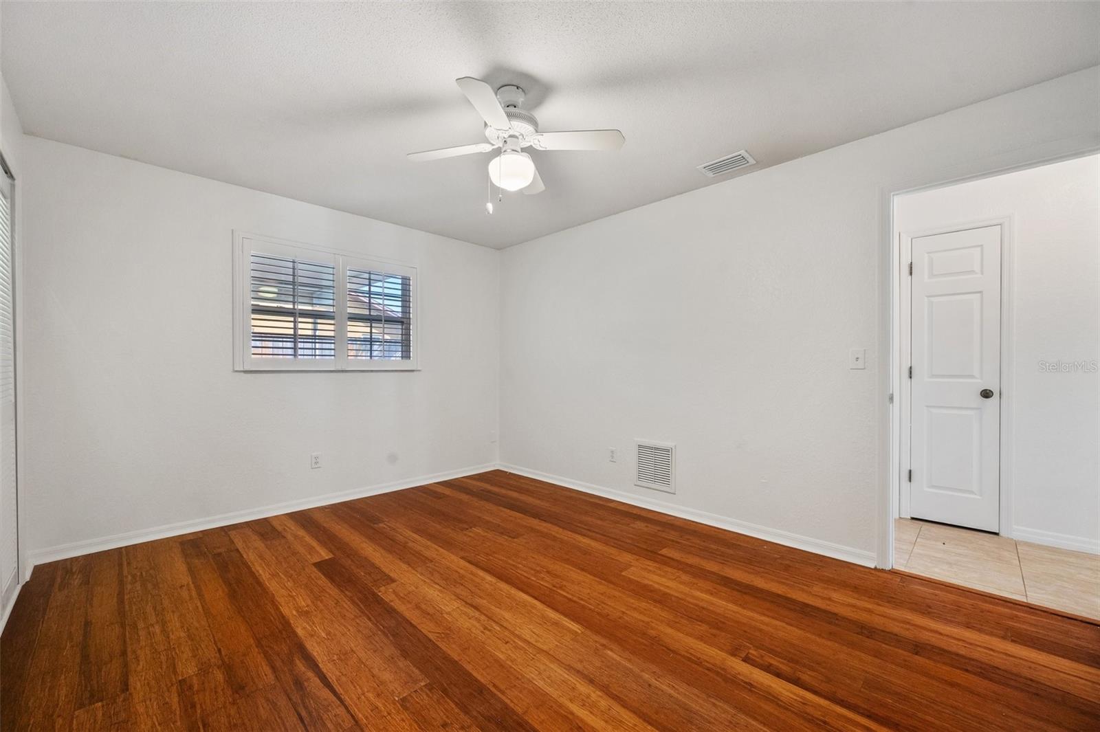 Bedroom #2 with bamboo flooring