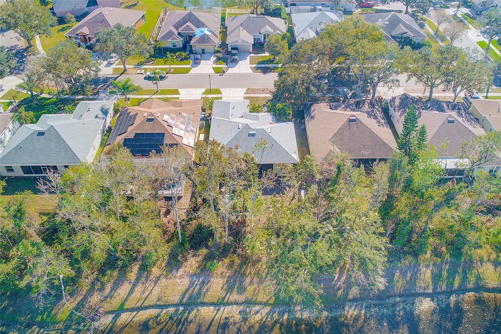 AERIAL FROM LAKE