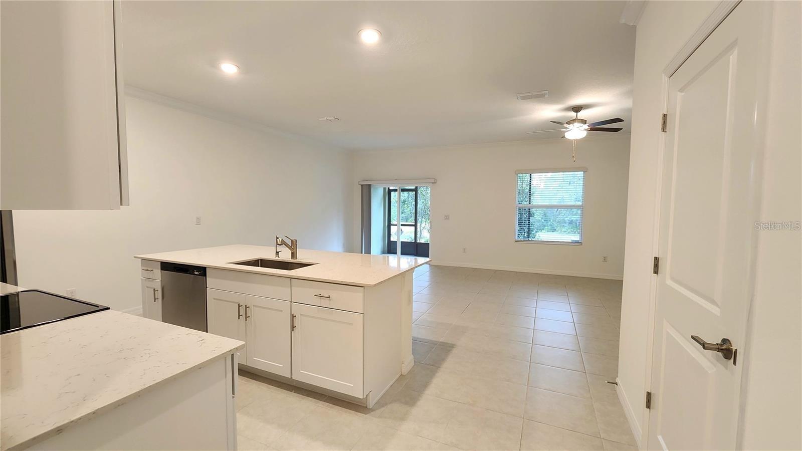 Entering Kitchen and Living Space