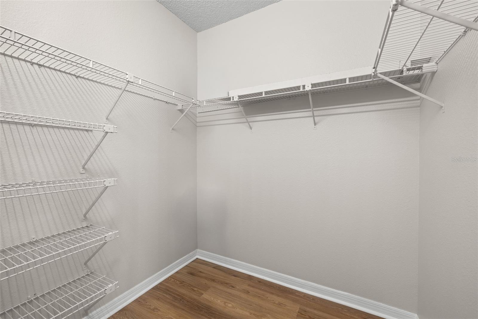 Primary walk-in closet