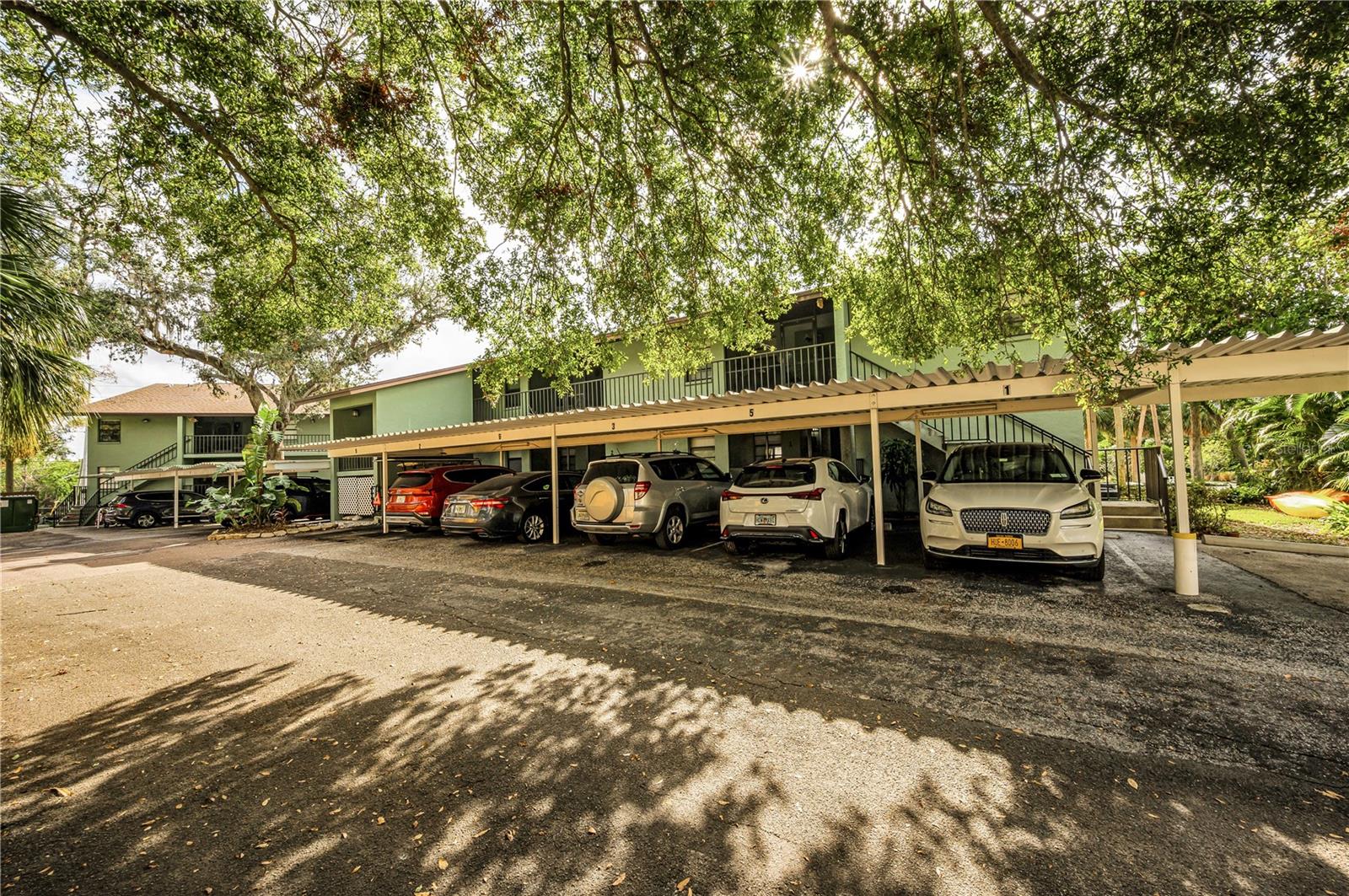 Assigned carport parking