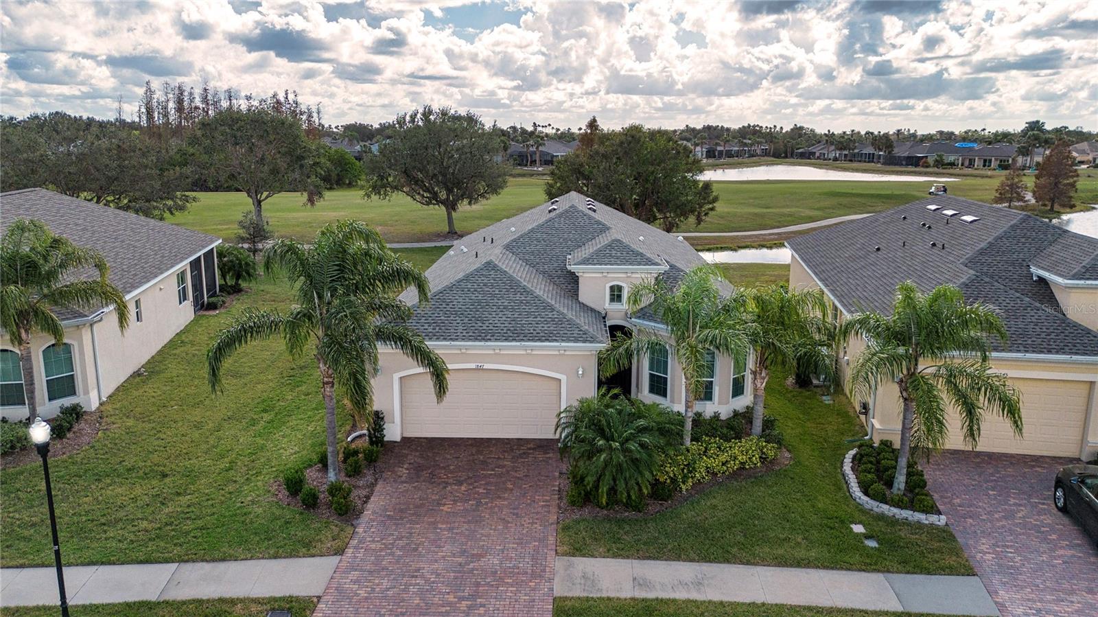 Aerial view of home  NEW ROOF 12/24