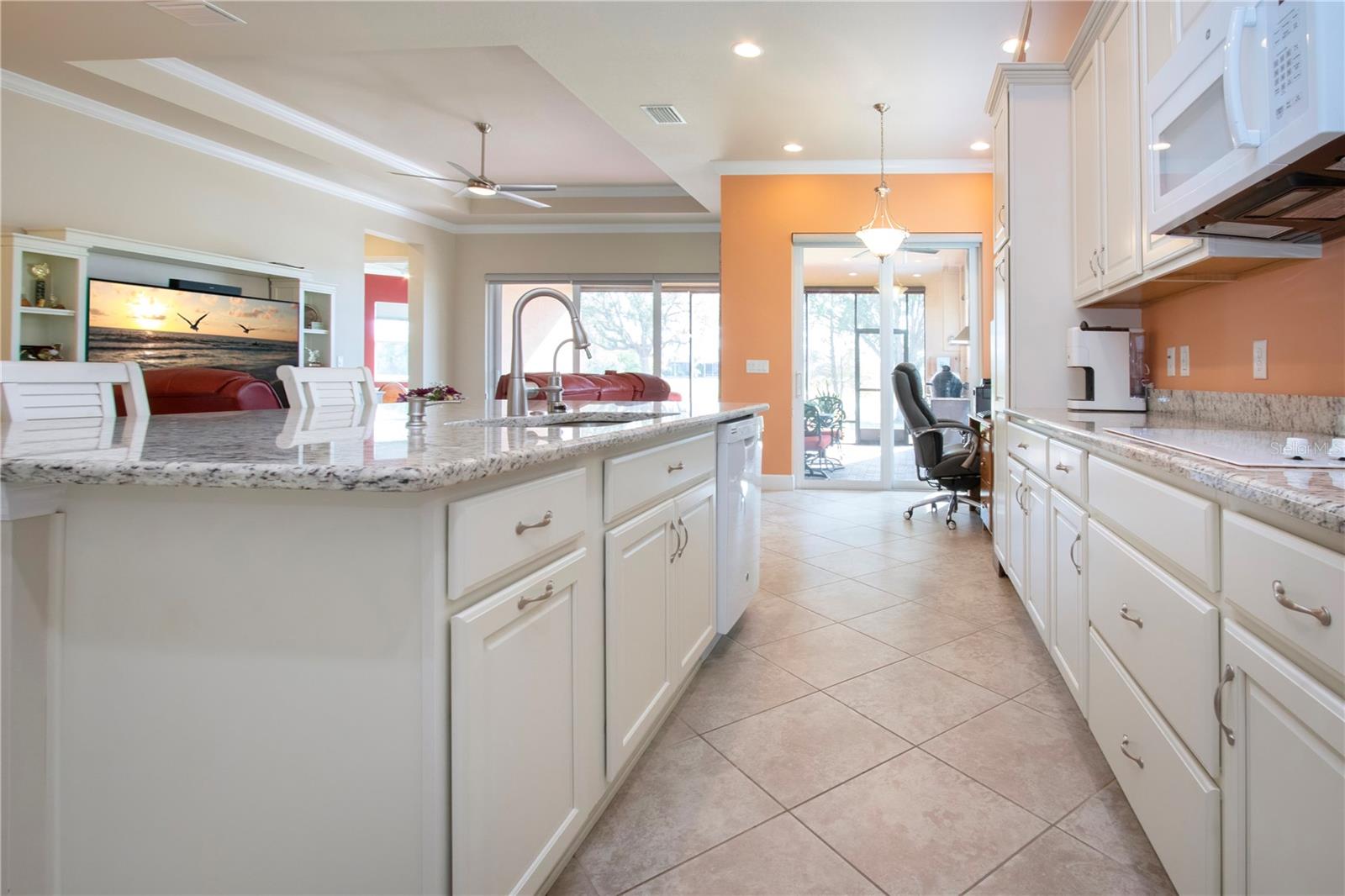 Kitchen w/Breakfast Nook beyond