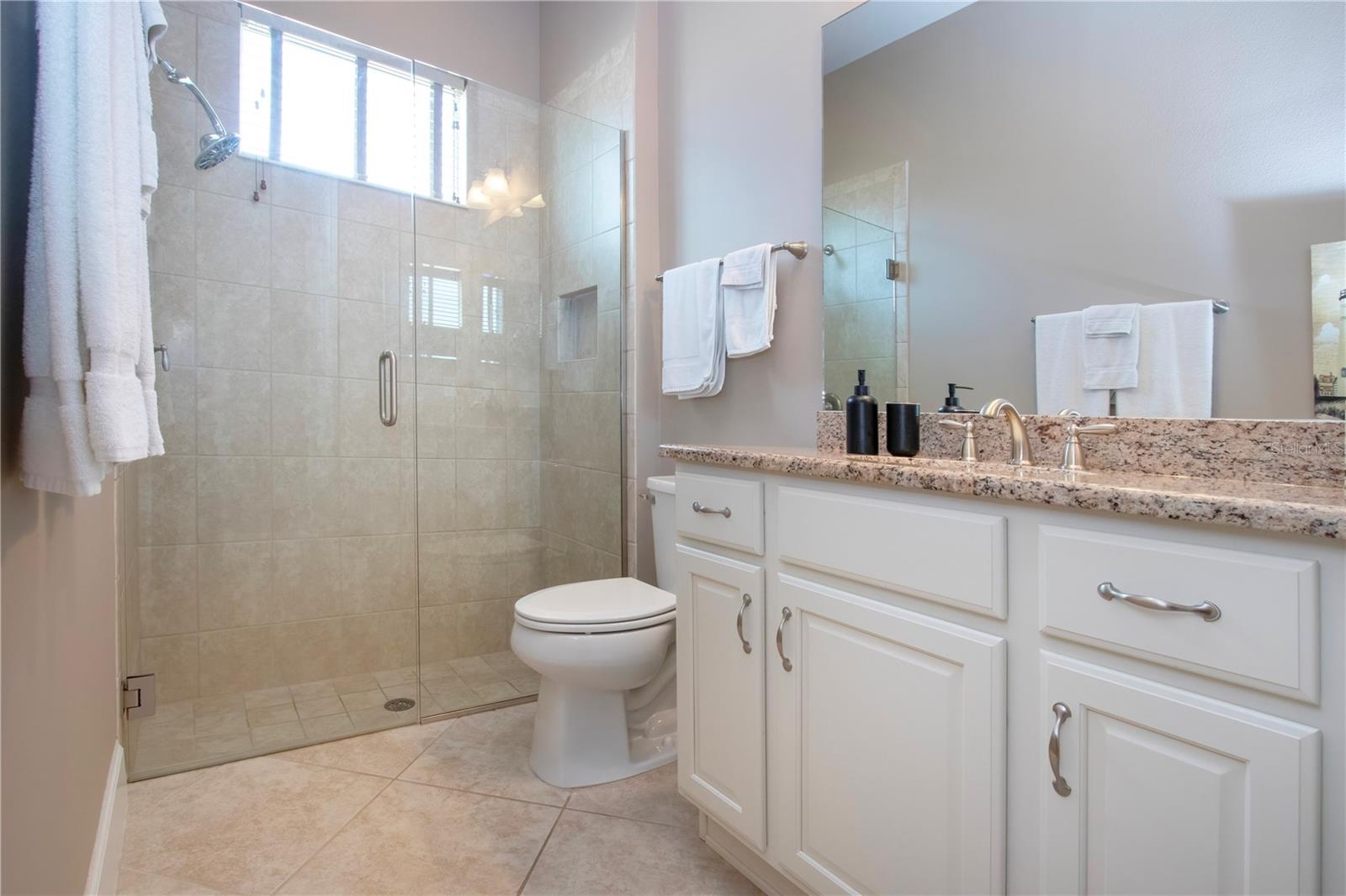 Guest Bathroom w/Walk in Shower