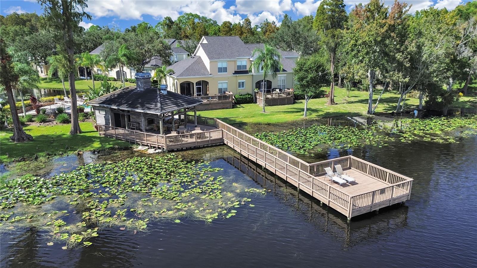 Community lodge and deck