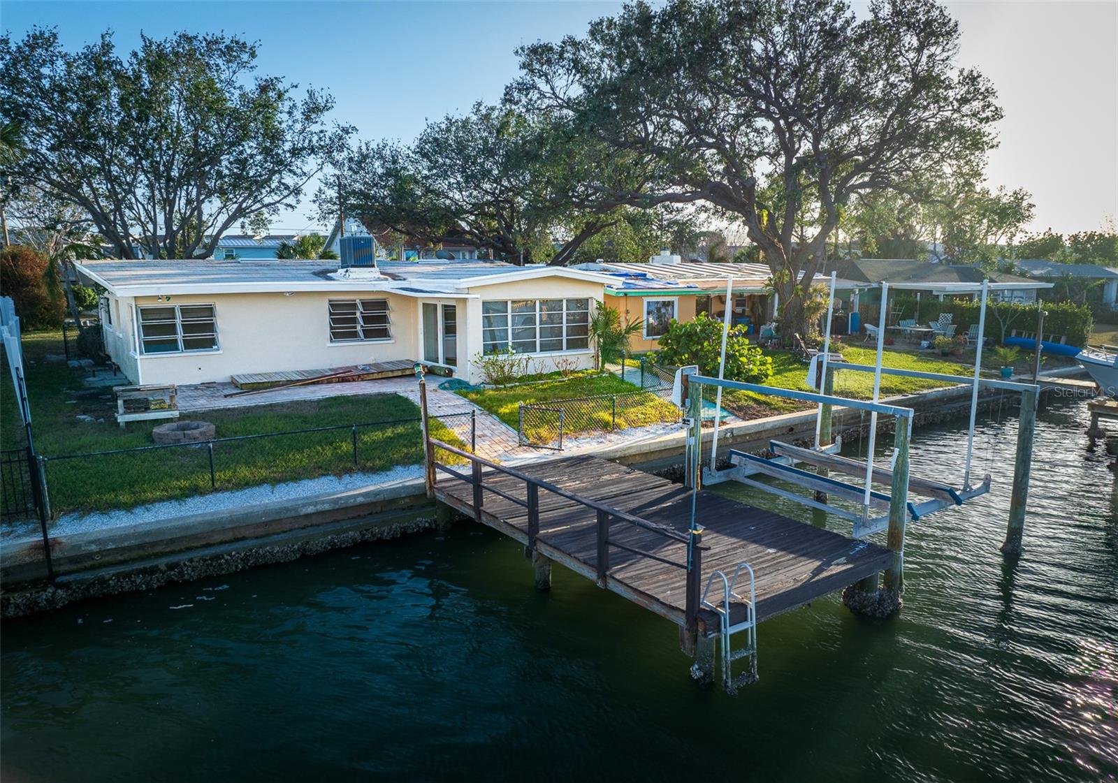 55' of water frontage is available to the new homeowner, with nearby access to the Intracoastal and Gulf of Mexico!