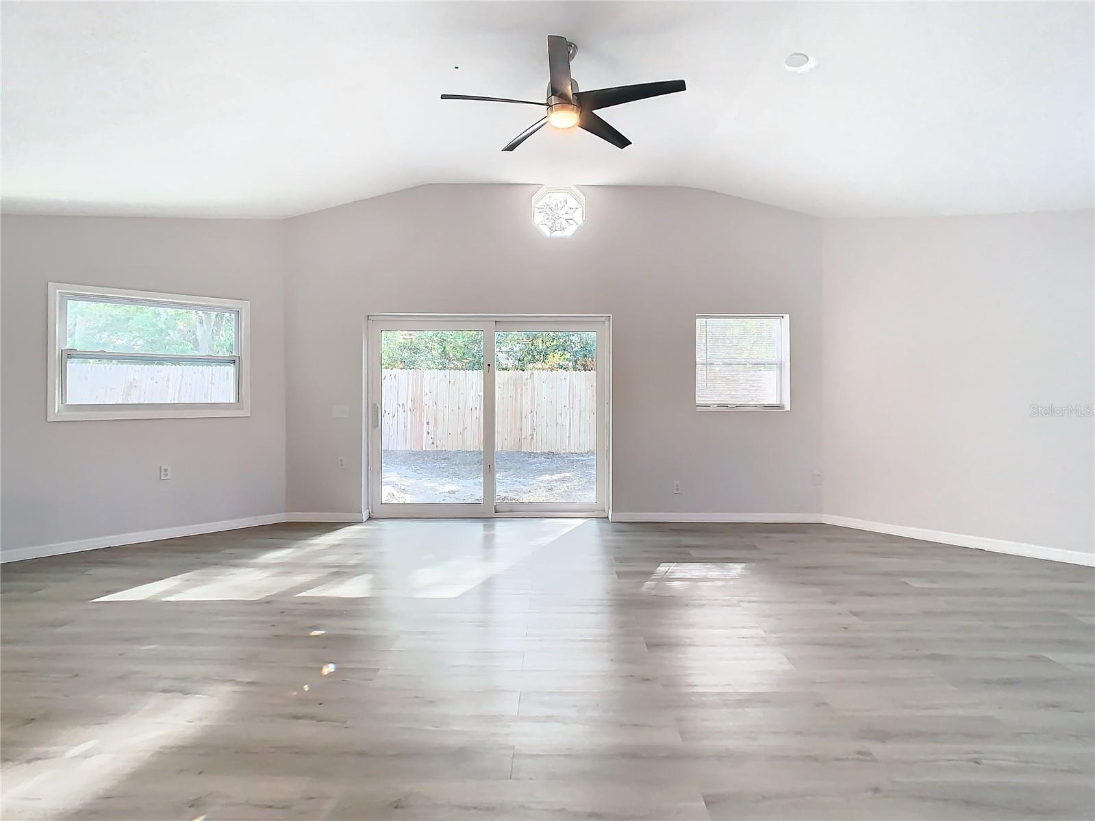 Family Room - Sliders to Outdoor Living Space