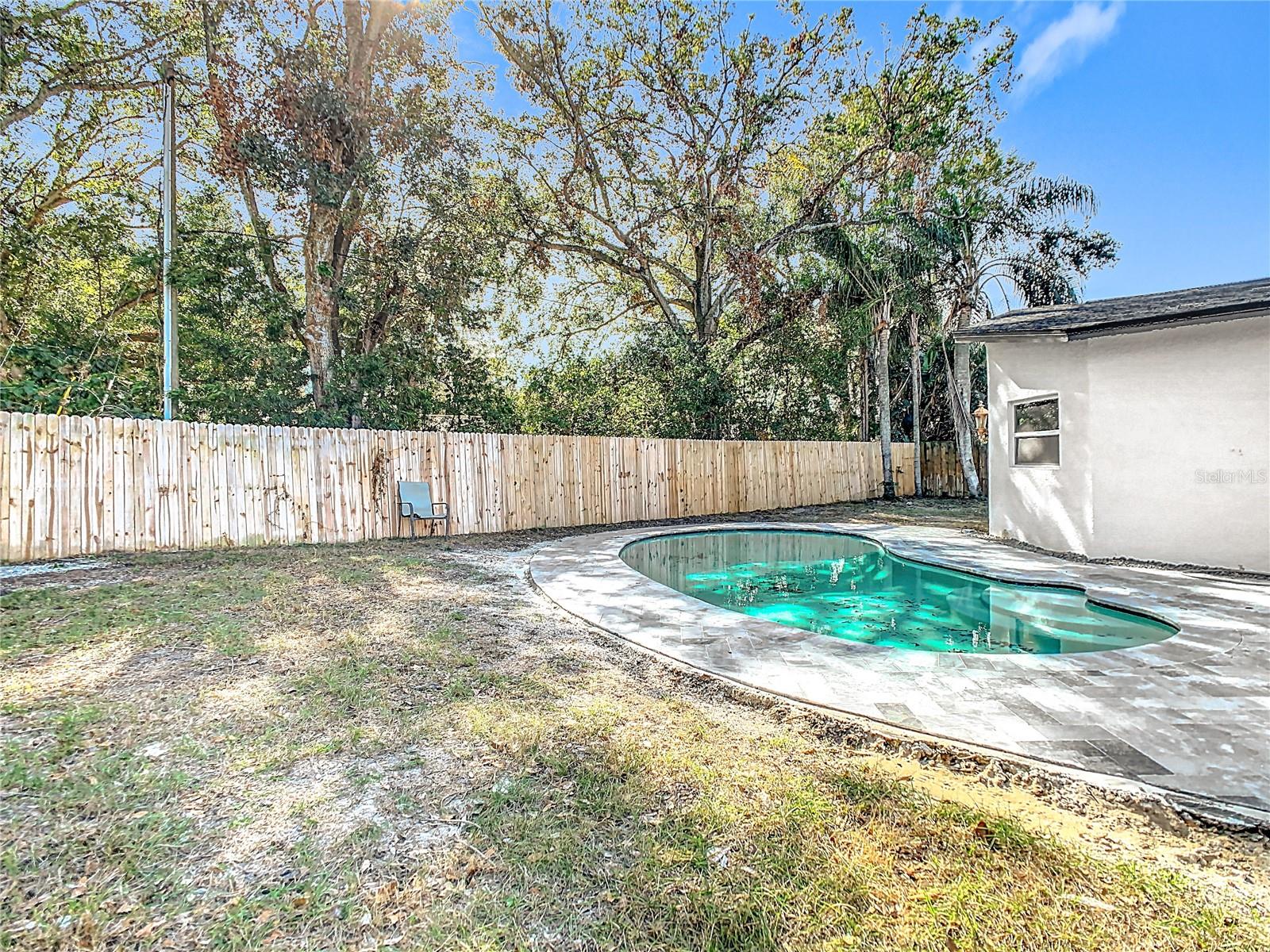 Outdoor Living Space and Pool Area