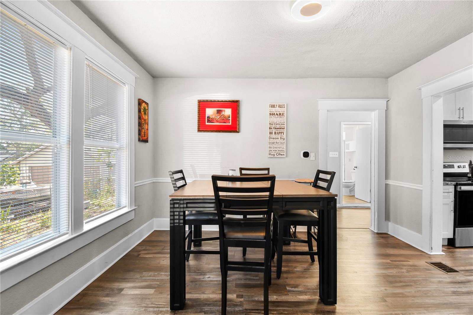 Large dining area