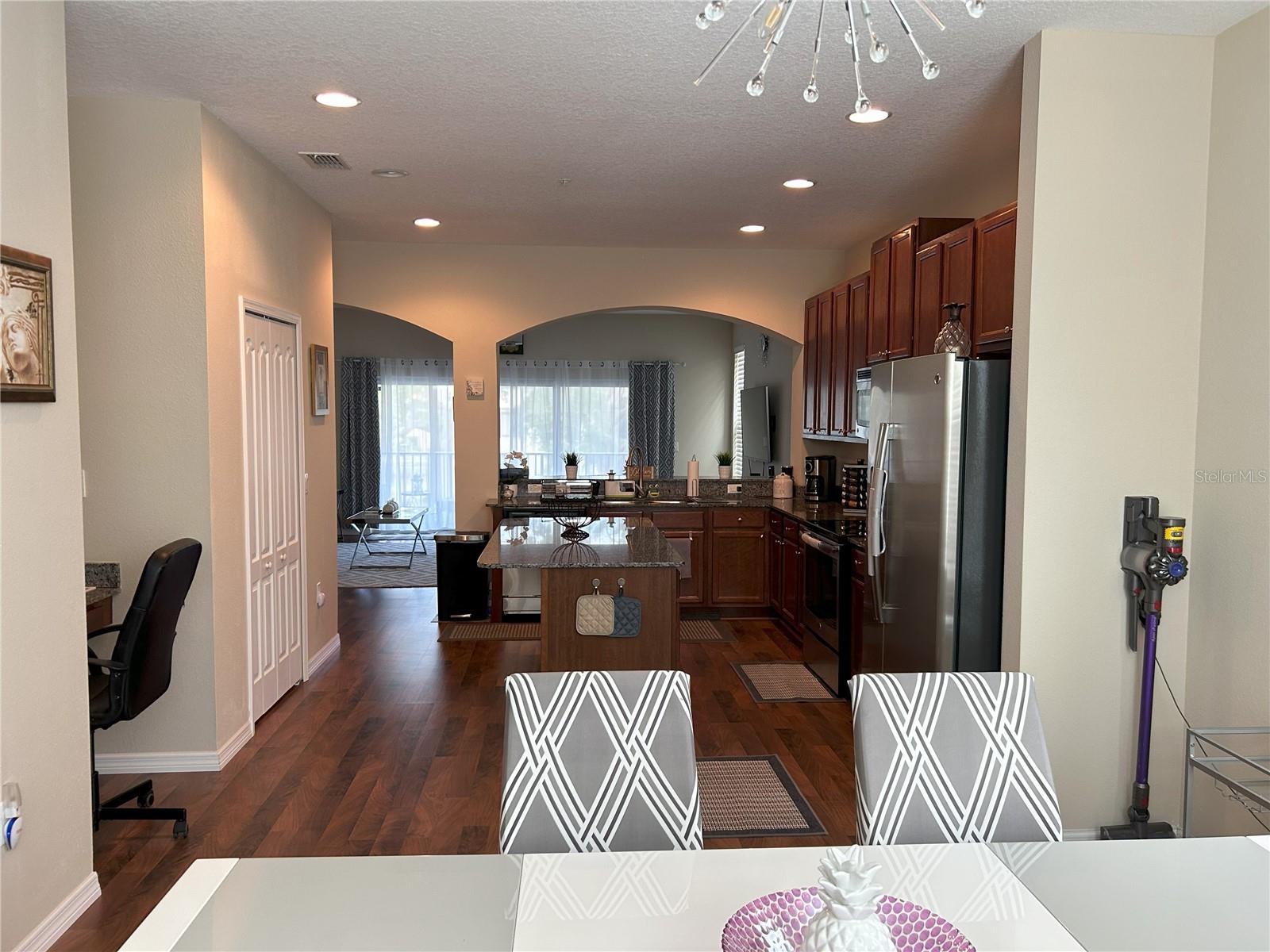 Dining Kitchen Family Room View