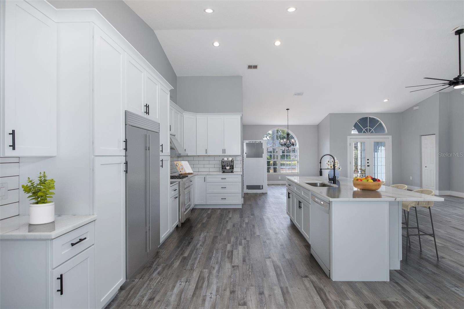 All new custom kitchen with new stainless steel appliances