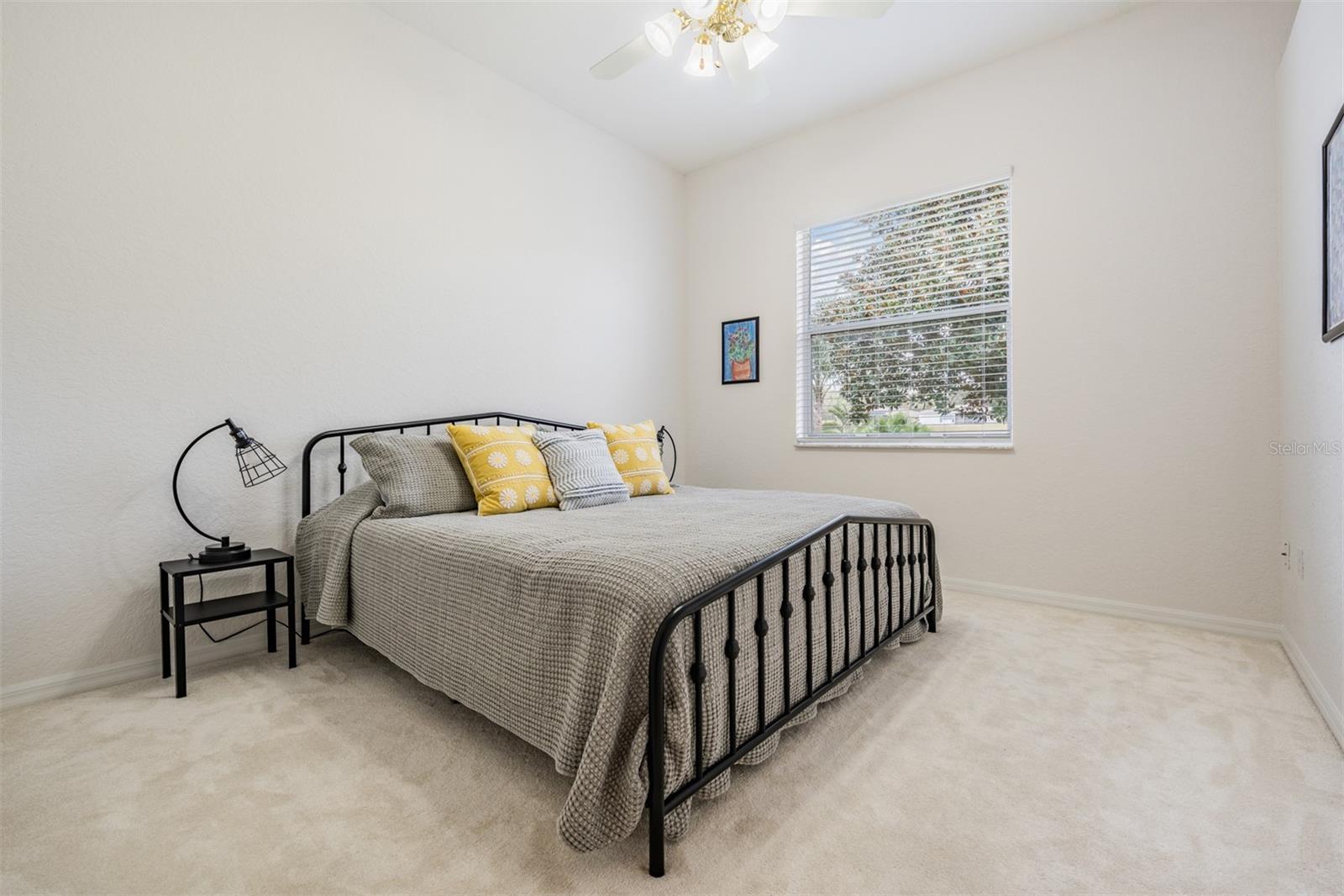 Guest bedroom with view..large enough for king bed!