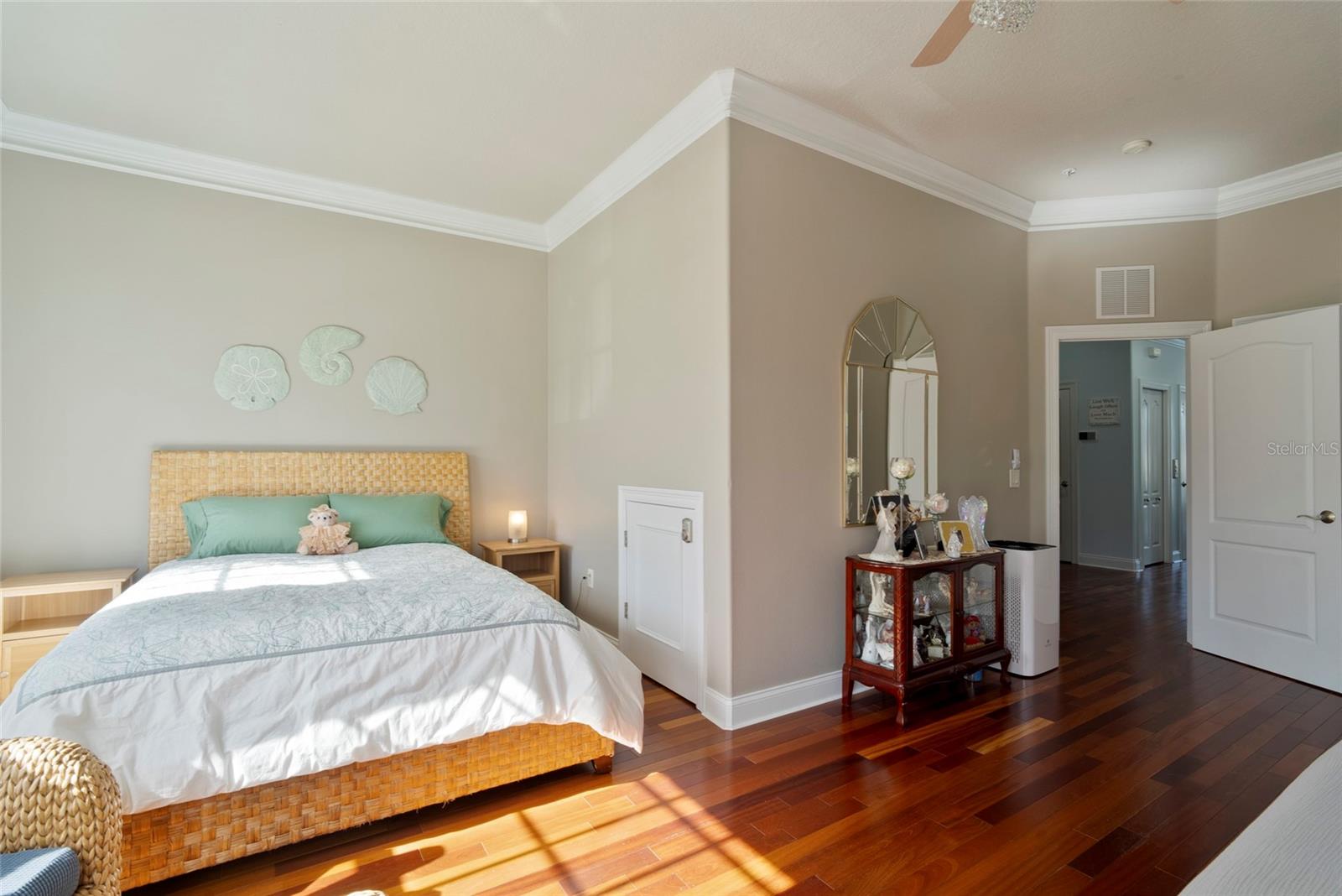 Spacious guest bedroom on the main 2nd level.