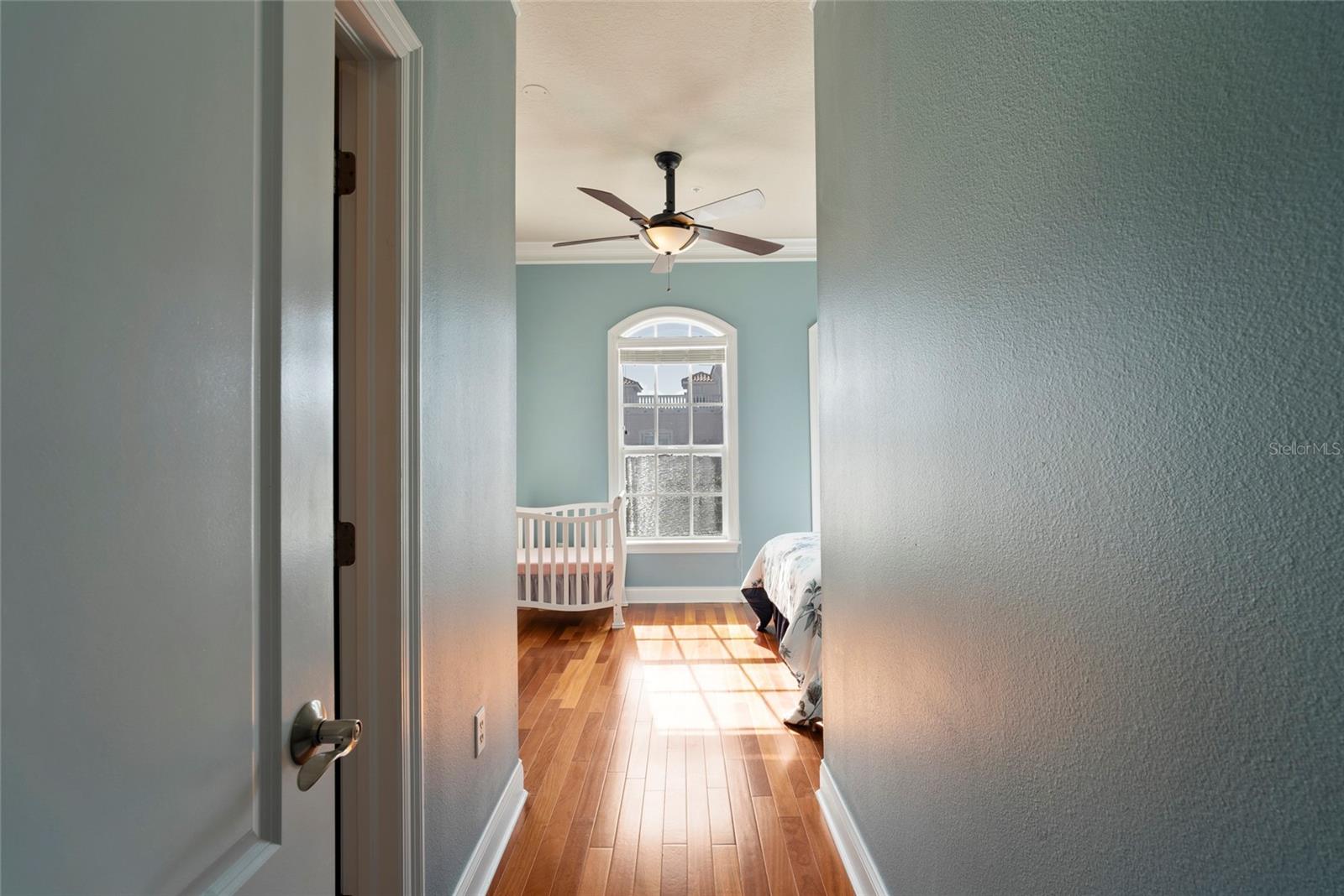 Entrance into 3rd bedroom on the third level.