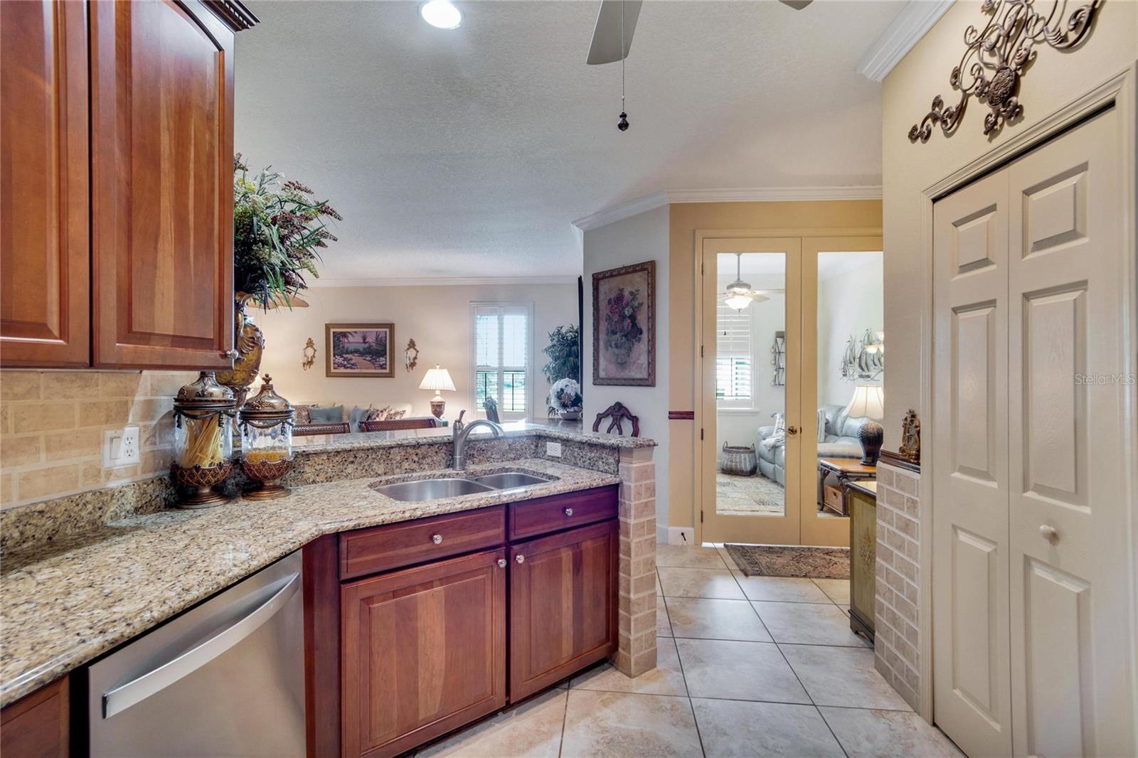 Looking toward Den/Office from Kitchen