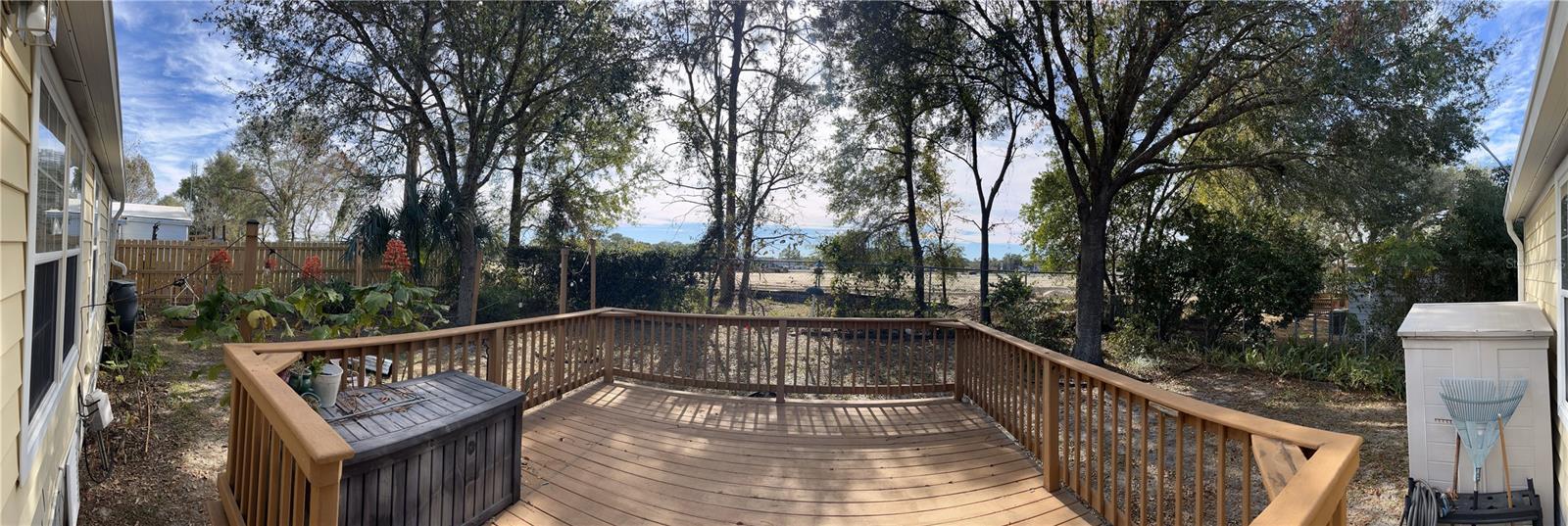 Panoramic Image of Deck