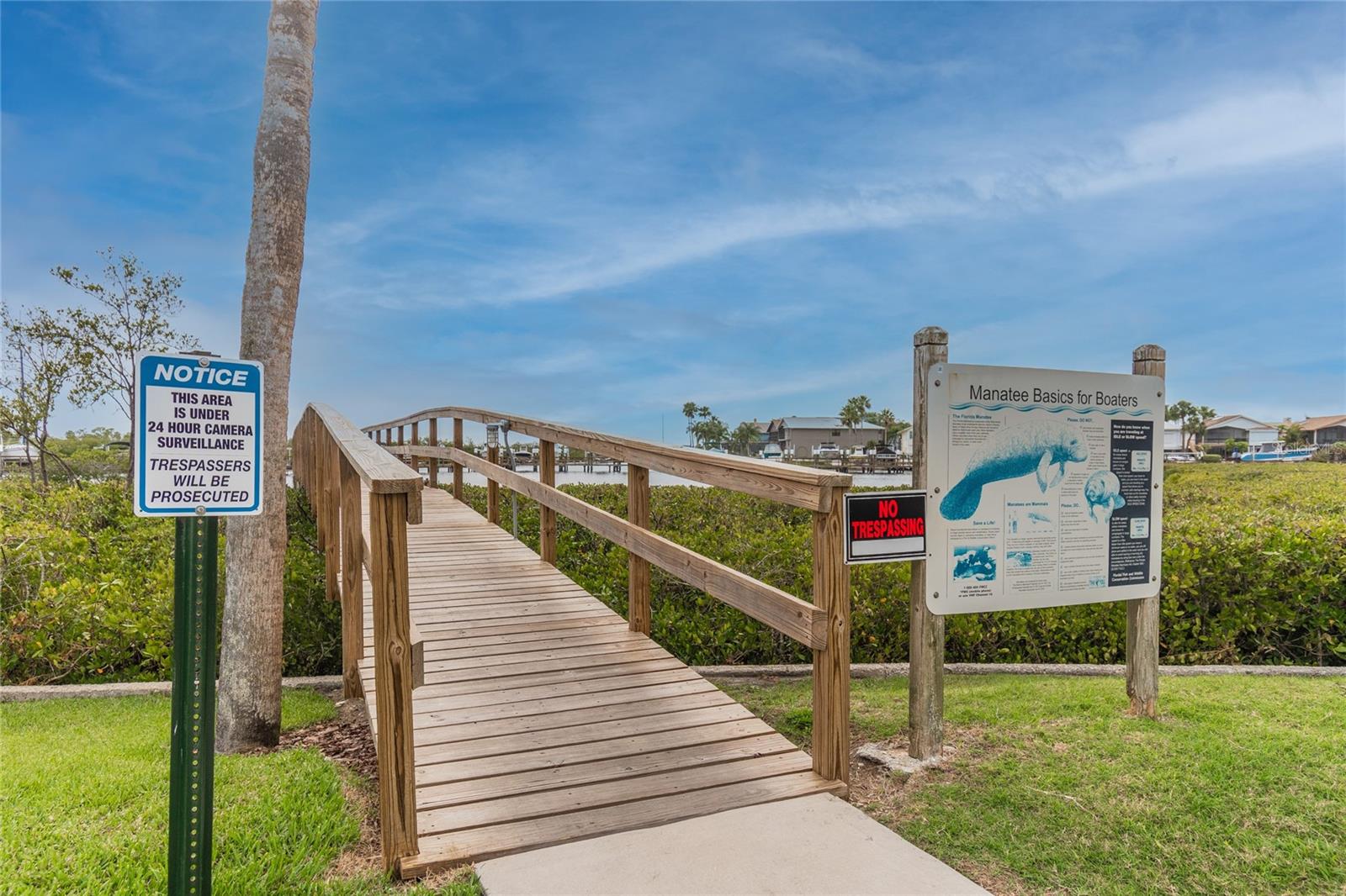 Boat Dock Entrance