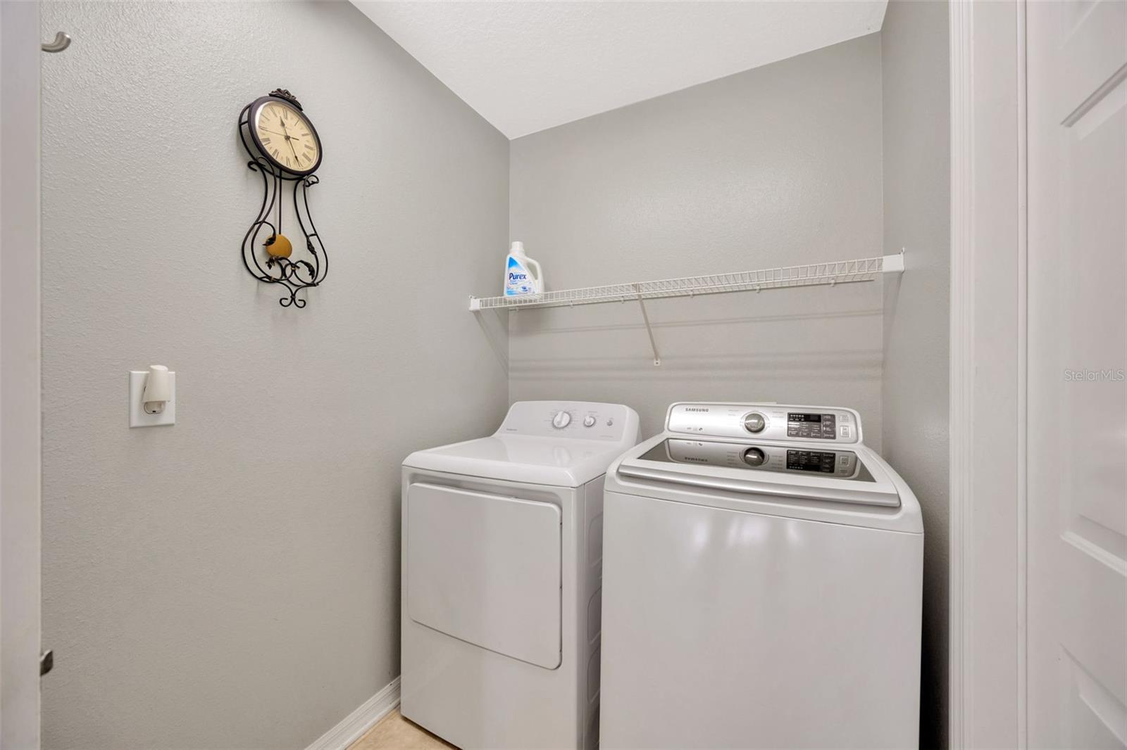 Laundry room right off the kitchen