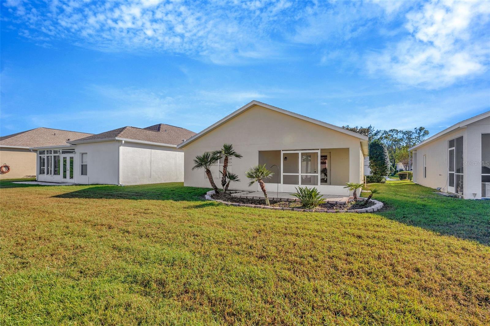 Spacious back yard with room for as much or as little landscaping as you would like.