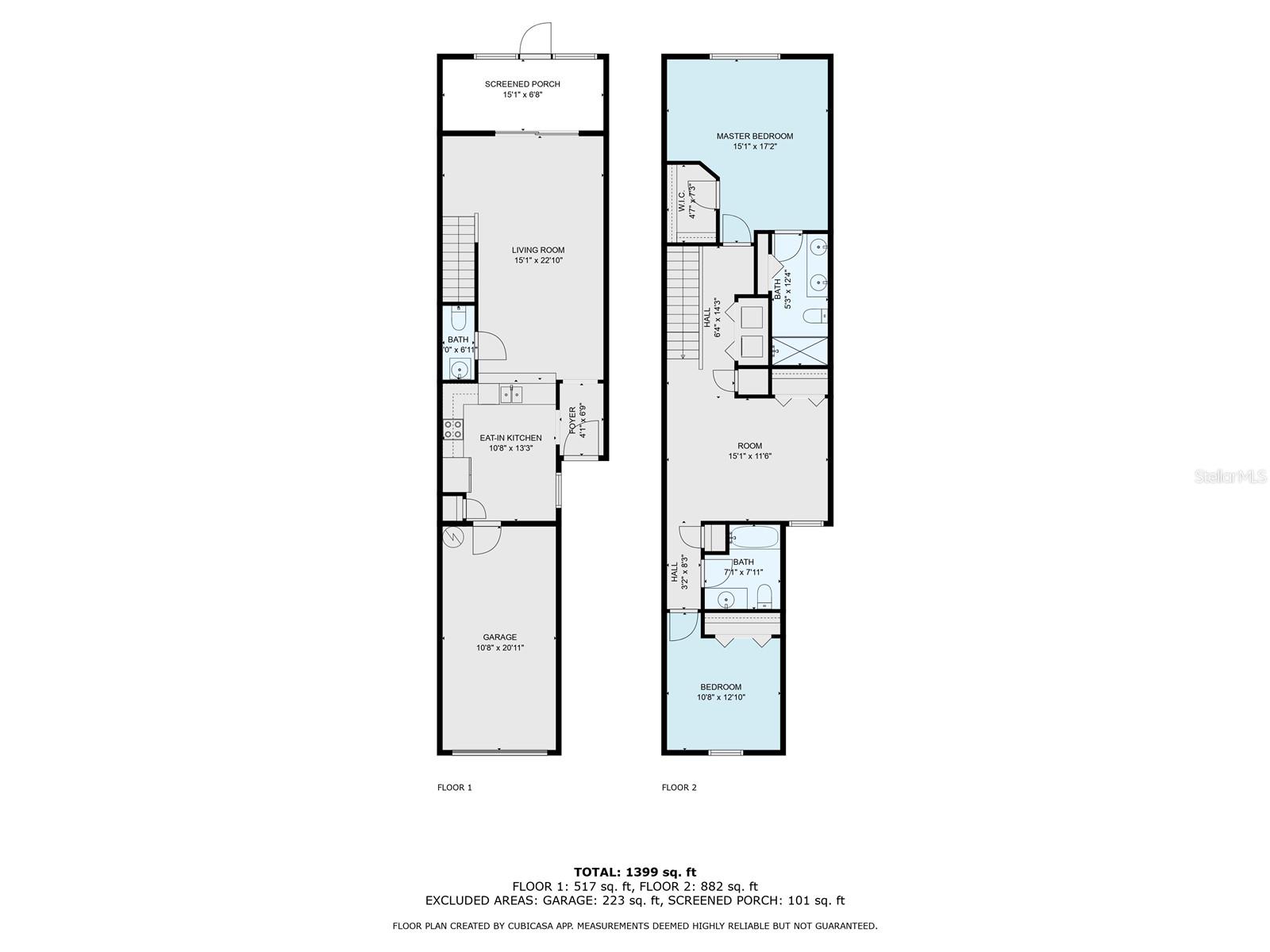 Floor Plan, Upper and Lower