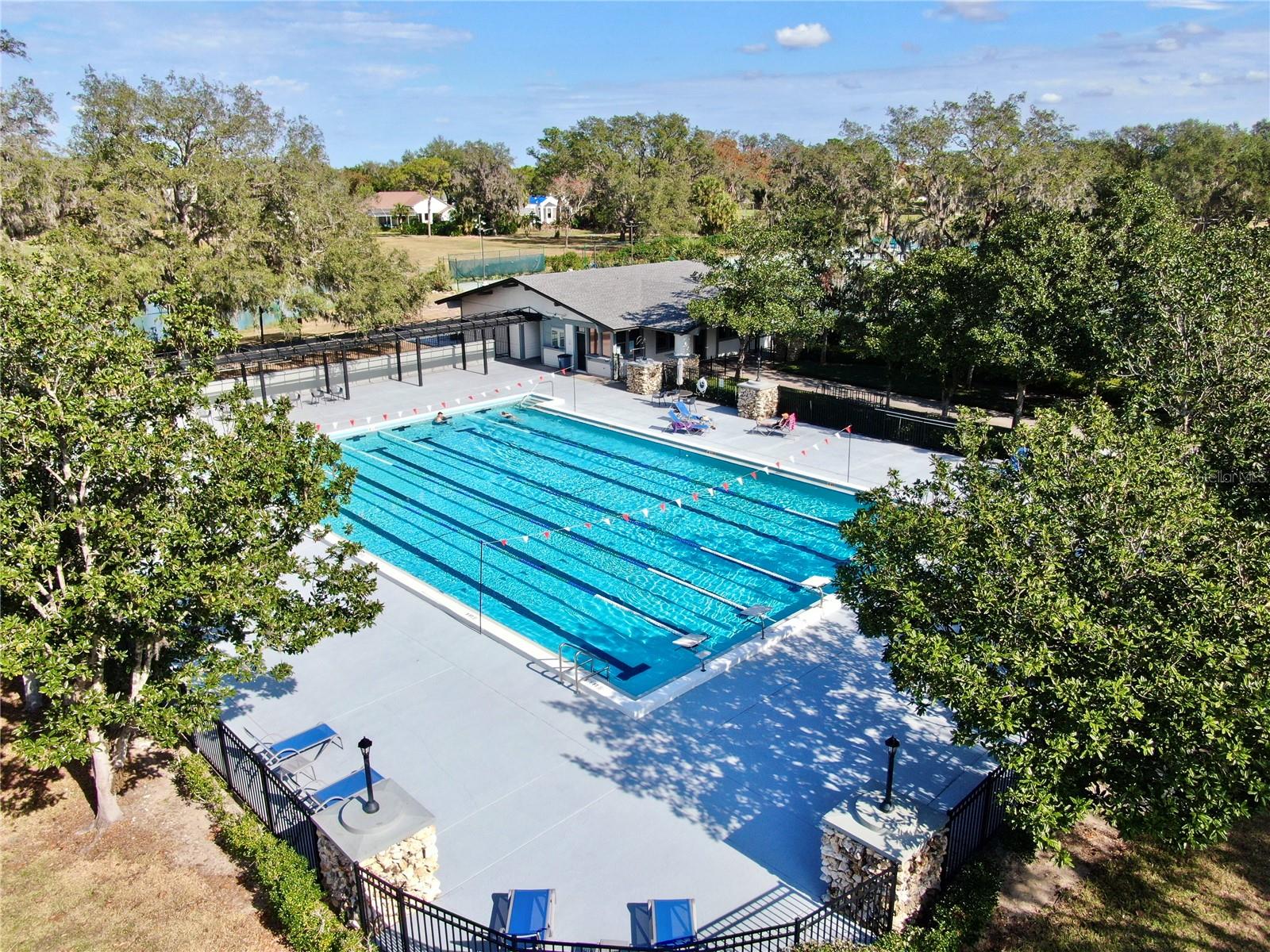 Olympic-size community pool