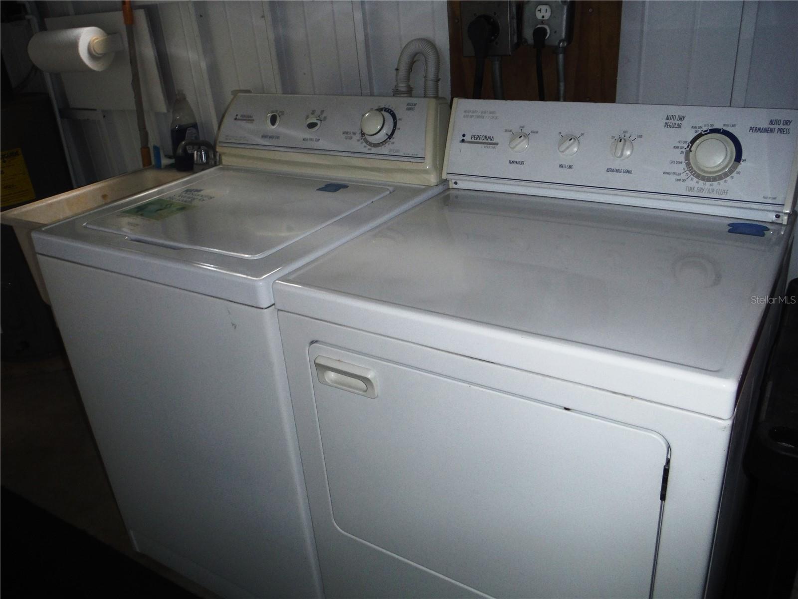 Laundry in Shed